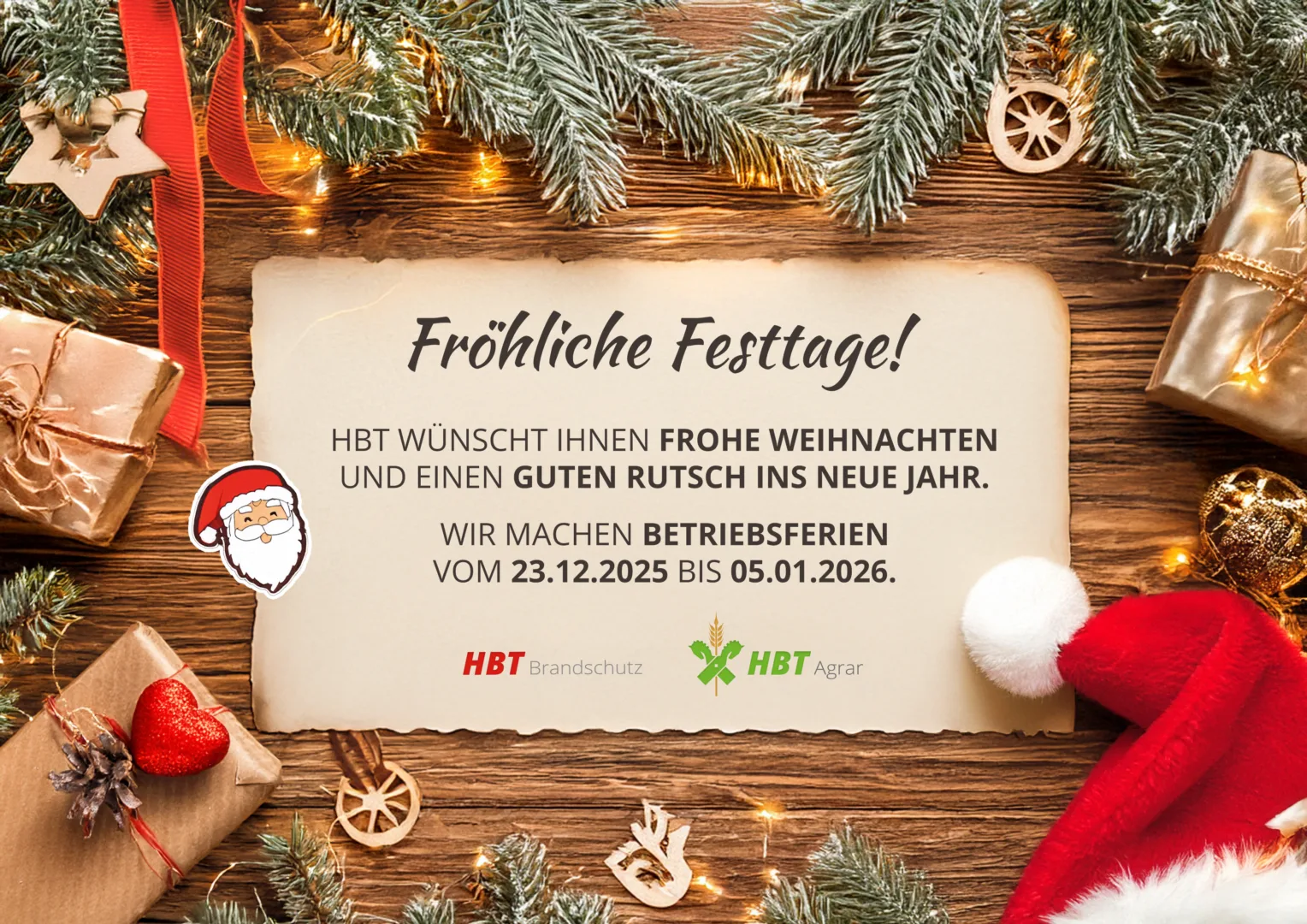 HBT Betriebsferien 2026 3